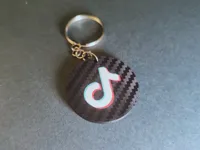 Tiktok NFC Keychain - 0.12mm layer, 2 walls, 10% infill