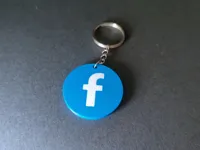 Facebook NFC Keychain - 0.12mm layer, 2 walls, 10% infill