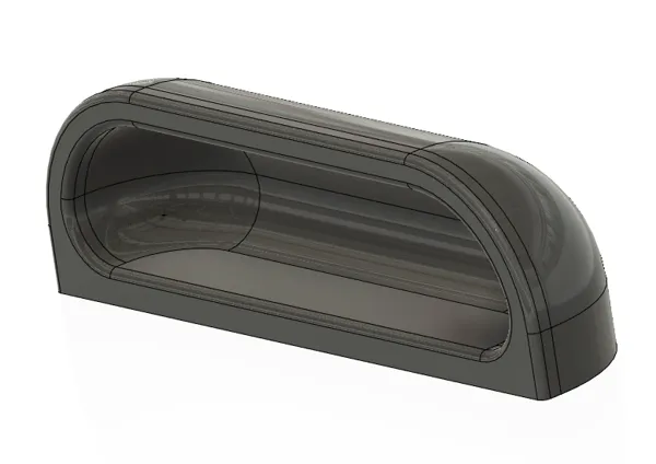 Poignée simple pour porte coulissante