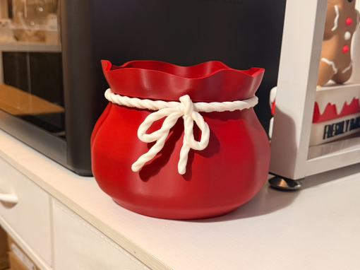 Christmas Santa Sack Bowl No AMS Needed - 1