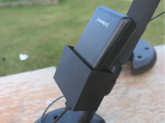 Power bank holder for Seestar with leg clip