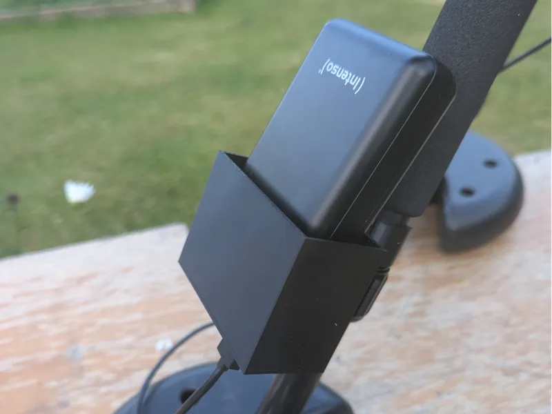 Power bank holder for Seestar with leg clip