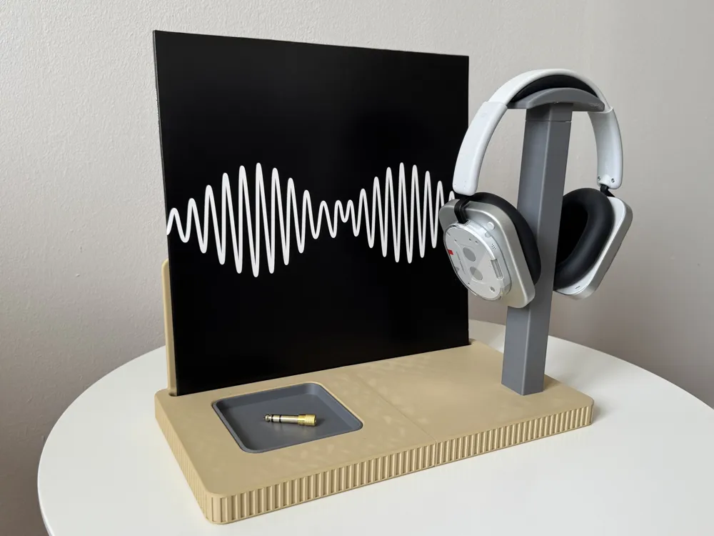 Side A – Headphone Stand & Vinyl Display - Free 3D Print Model - MakerWorld