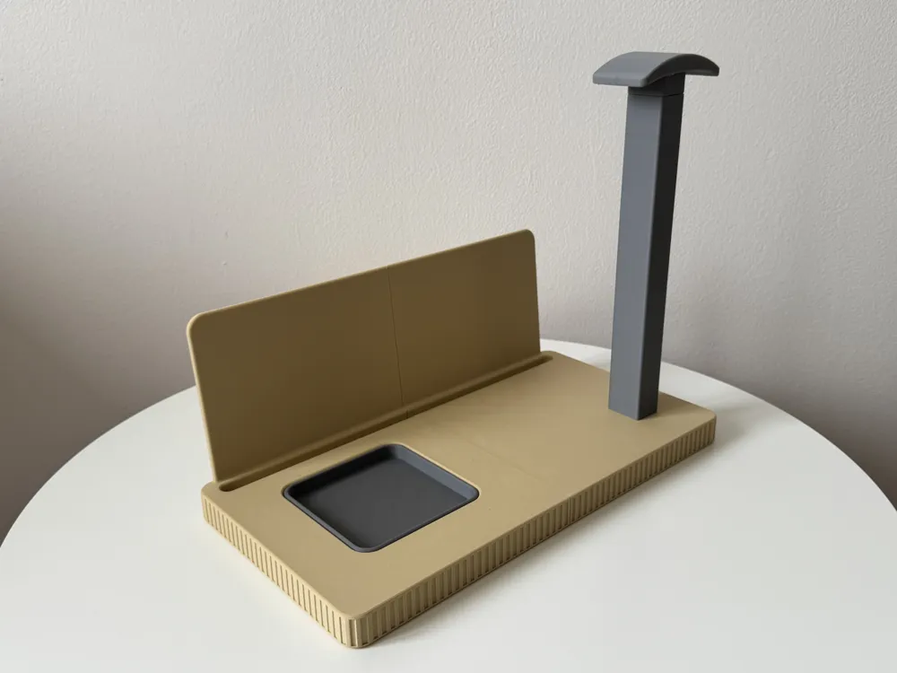 Side A – Headphone Stand & Vinyl Display - Free 3D Print Model - MakerWorld