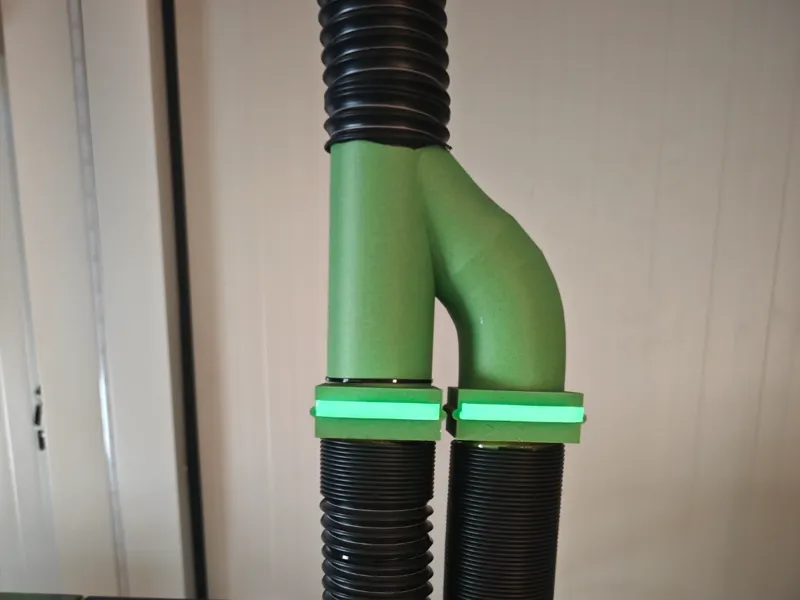 Xtool S1/etc split Y pipe for air