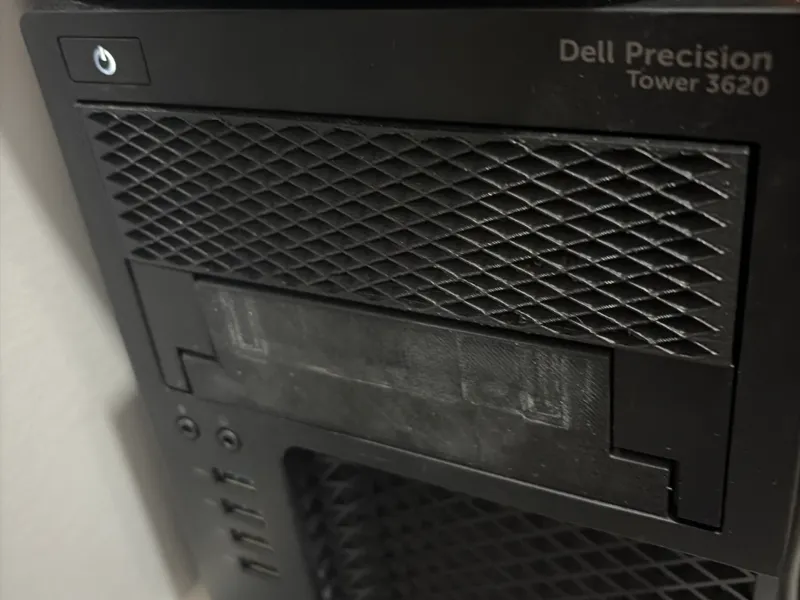 Dell Precision 5.25 HDD tray and front bay cover