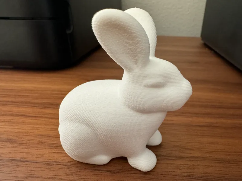Cloth Textured Easter Bunny