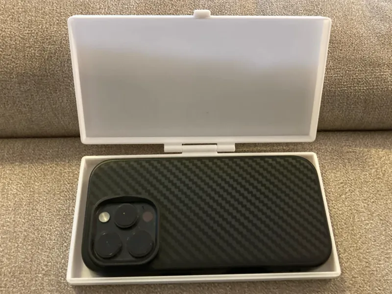 Iphone 15 16 17 Pro Case Box Print in place