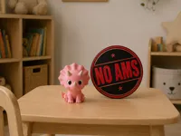 Cute Tiny Triceratops - No AMS