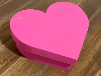 Heart shaped storage box
