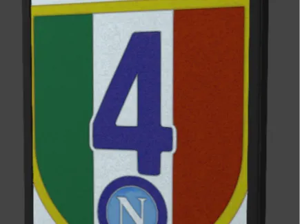 Scudetto 2025 Napoli Litofania