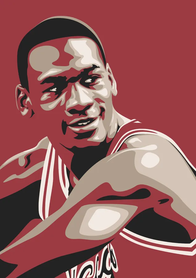 Hueforge Young Micheal Jordan