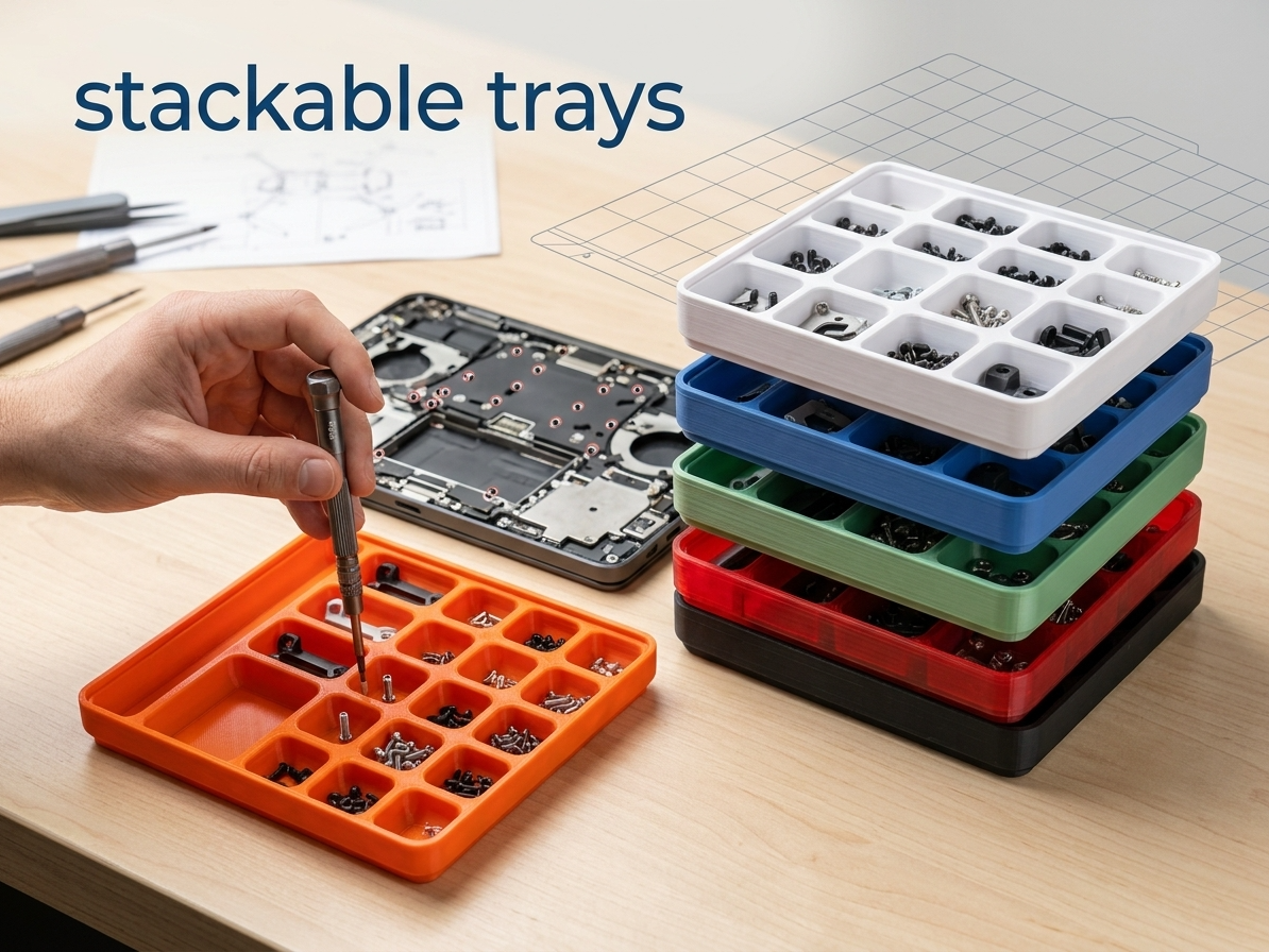 Stackable Trays -  Organizer for Workshop & Repair