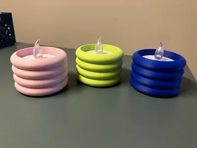 Trendy Bubble/Donut Tealight Holders
