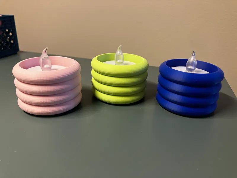 Trendy Bubble/Donut Tealight Holders