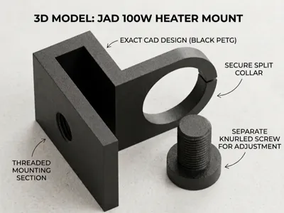 Adjustable Rim Holder for JAD Aquarium Heater