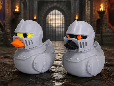 TrailQuackers Good & Evil Knights Duckies Jeep!