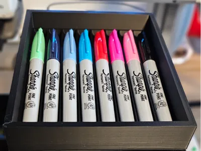 Sharpie Permanent Marker Stackable Base Plus Lid