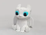 Фигурка Light Fury Toothless с плетен дизайн