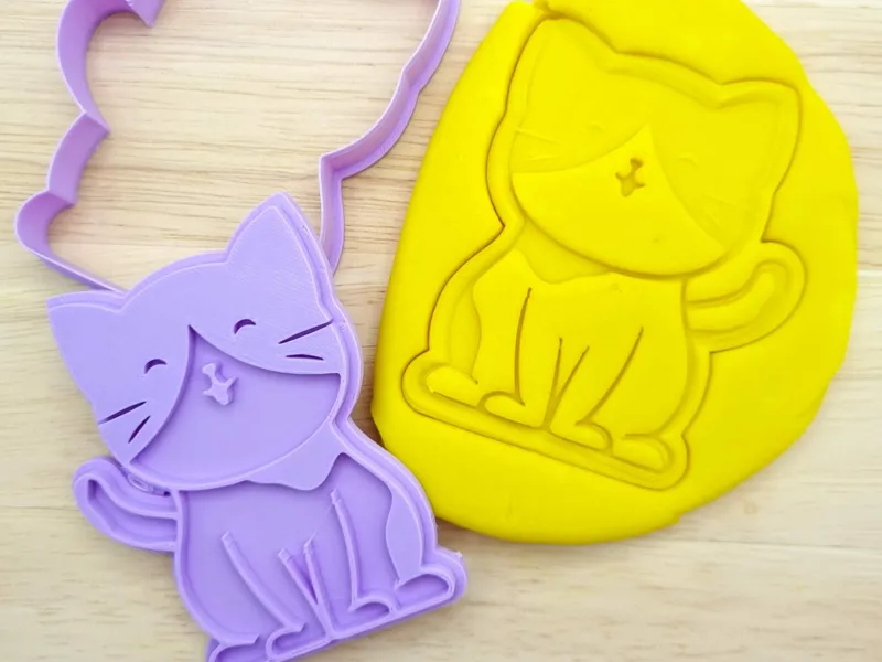 Kitten Cookie Cutter Cute Cat Baking Mold