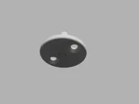 Passa Filo per Ripiano 18 mm| Versione con Fissaggio a Viti