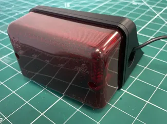 Classic Mini Fog Light Mount and Base Custom LED