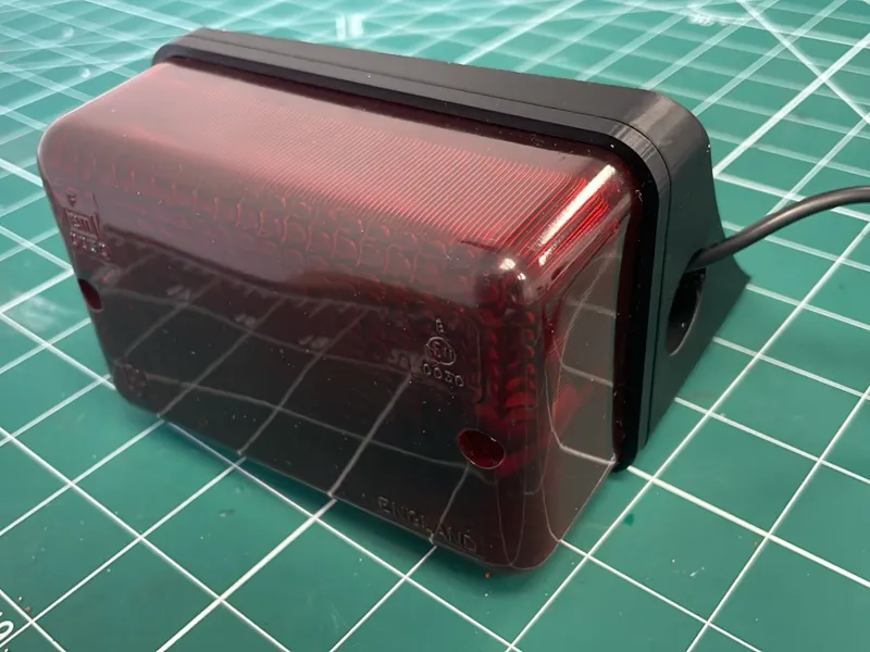 Classic Mini Fog Light Mount and Base Custom LED