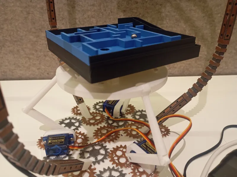 Simple 3DOF Stewart Platform