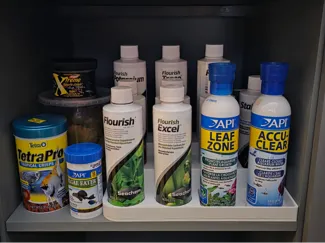 Aquarium Nutrients & Fertilizers Organizer
