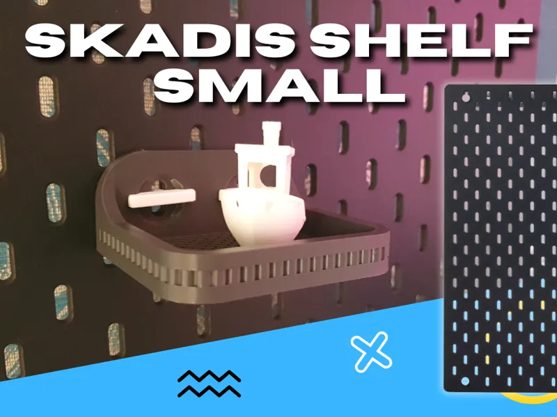 Ikea Skadis Shelf (Small) T-Clip