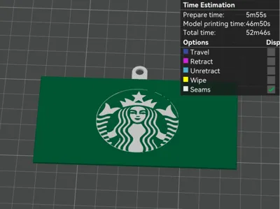 Starbucks keychain