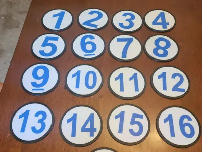 Tile Flip Memory Game, 1-16