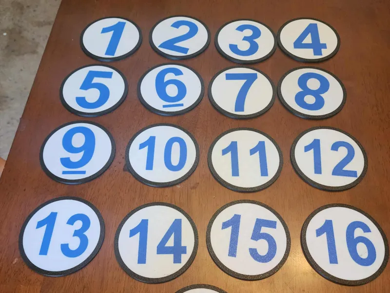 Tile Flip Memory Game, 1-16
