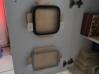Deckelhalter für rechteckige Dosen z.B. IKEA