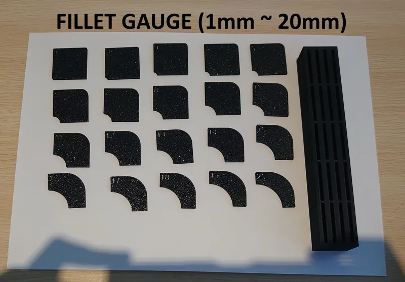 Fillet Gauge (1mm ~ 20mm)
