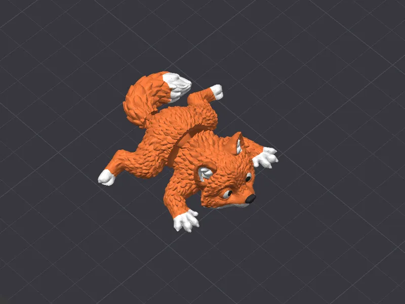 Flexi Fox Keychain