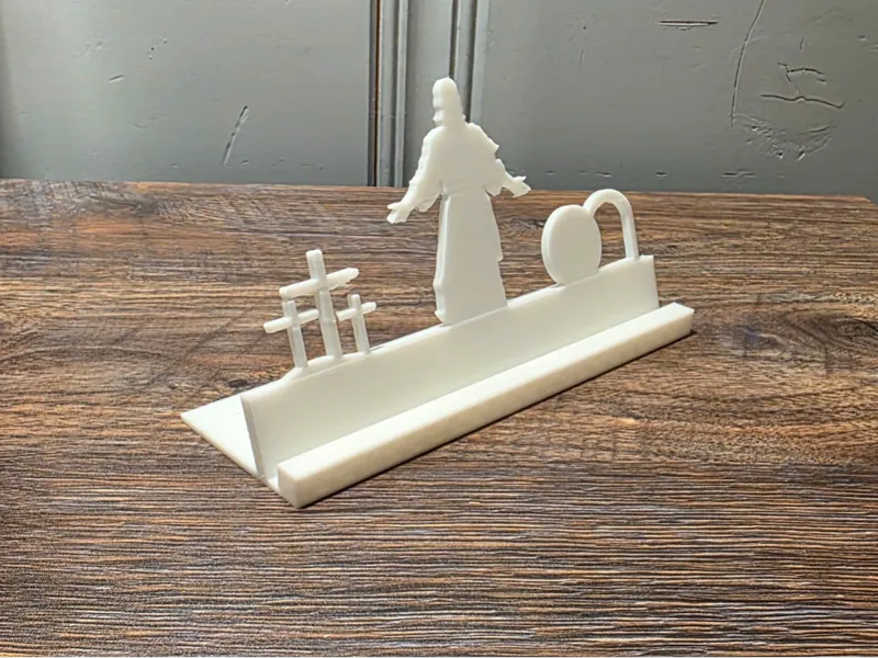 Sign stand Jesus, Cross and Empty Tomb
