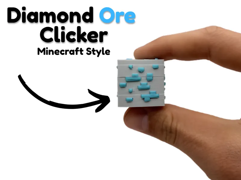 Diamond Ore Clicker - Minecraft Style