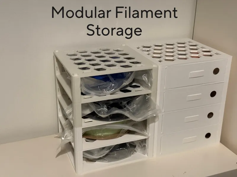 Modular Stackable Filament Storage