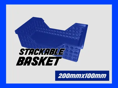 Stackable Basket - 200mmx100mm