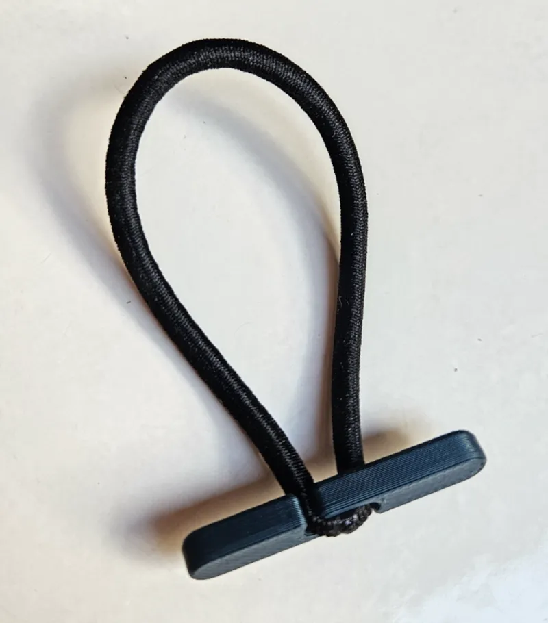 Cabel tie with 3mm hair tie