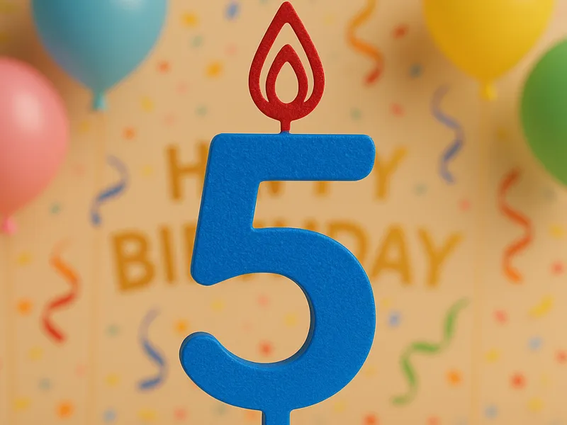Number Candle_5
