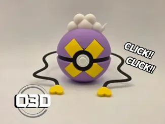 Drifloon Pokeball - O3D (No AMS)