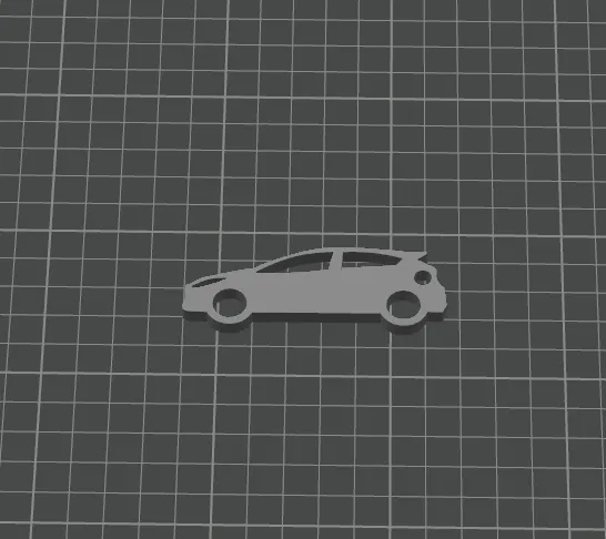 Ford Fiesta Keychain