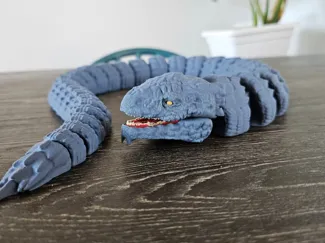 Lowpoly Jormungandr flex + descuento version full