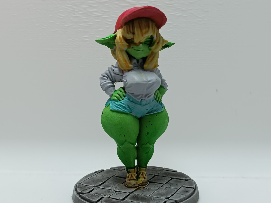 supportless goblin pinup