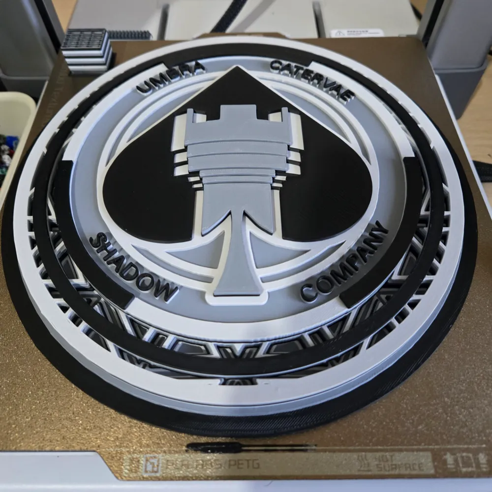 Shadow Cod Logo Call of Duty - Shadow Company Mosaic - Free 3D Print Model - MakerWorld