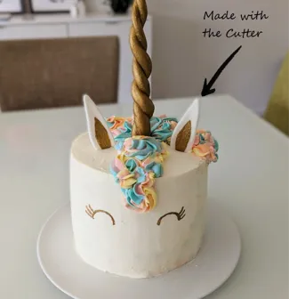 Animal Ear Cookie Cutter - Horse / Unicorn