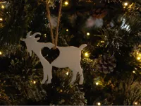 Décoration de Noël (chèvre) — photo 2