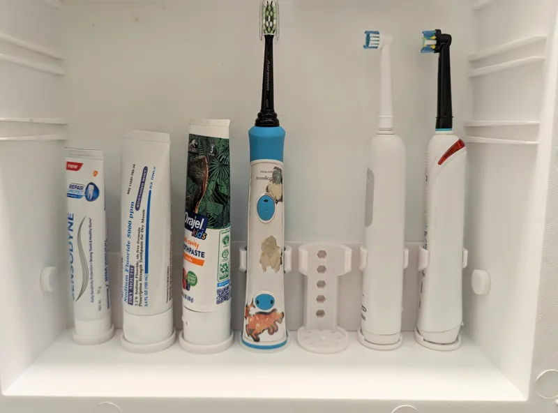 Ultimate Customizable Toothbrush/Toothpaste Holder
